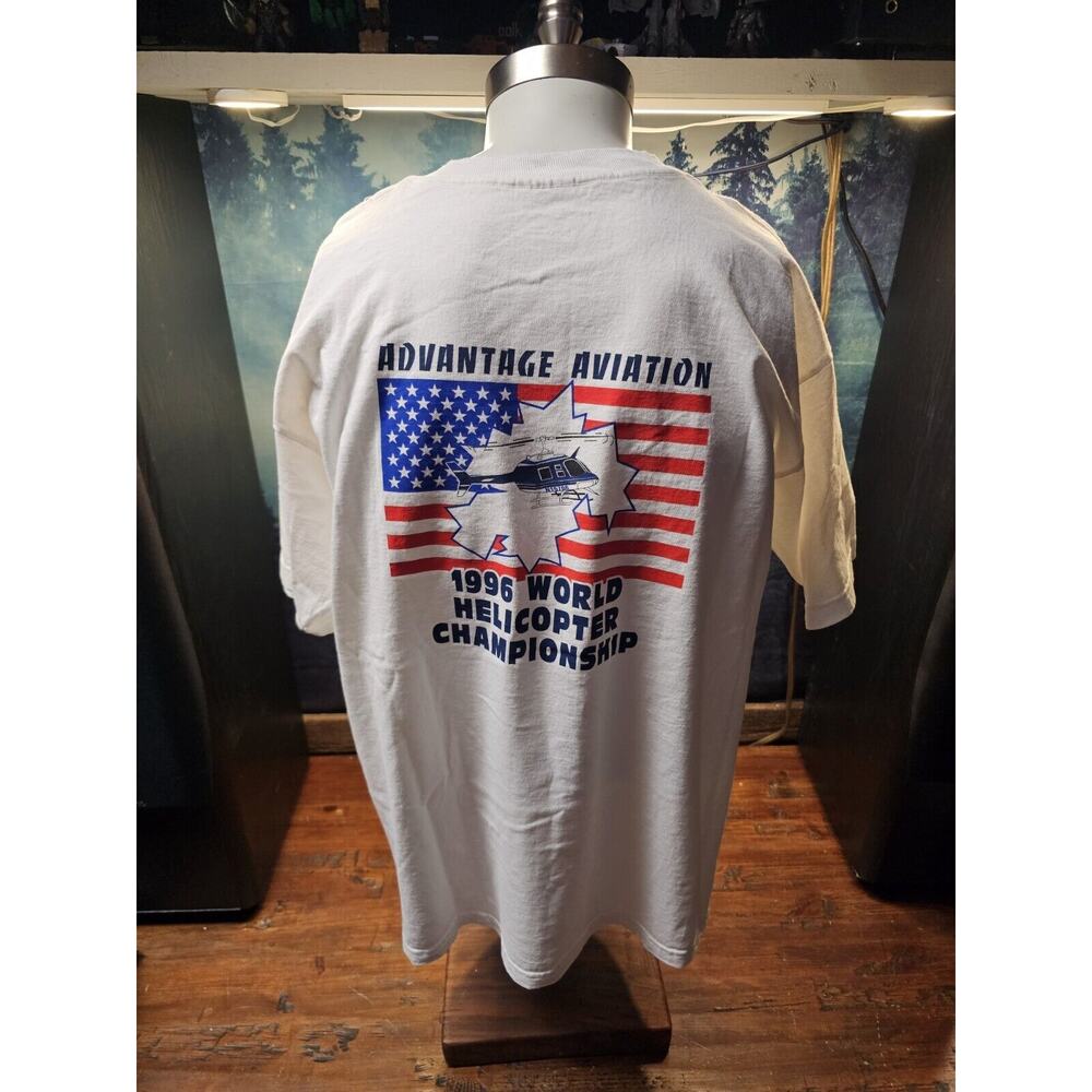 Vintage 1996 Helicopter World Championship Mens Size XL